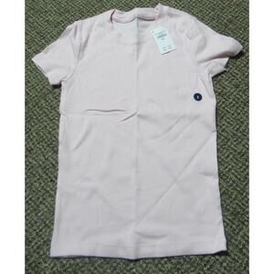 Hollister Short-Sleeve Pink T-Shirt Womens Small, Textured, NWT